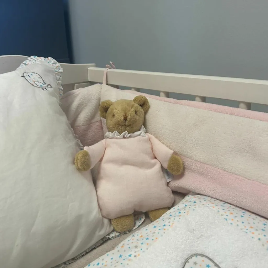 Discount Doudou avec hochet Ours Rose poudré Hochet