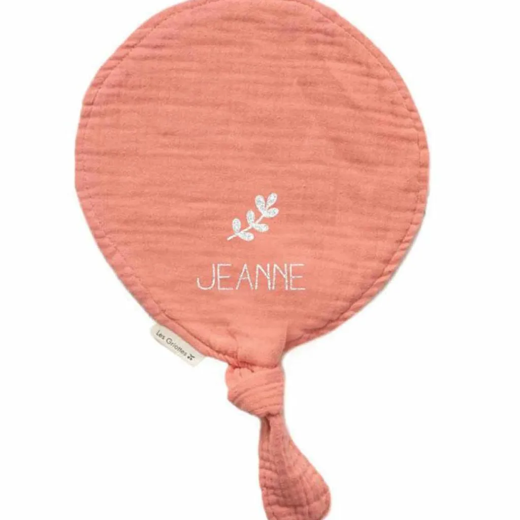 Online Doudou ballon Rose (personnalisable) Doudou Plat