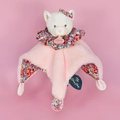 Hot Doudou boule 3 en 1 Chat Les petits futés Doudou Plat