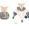 New Doudou boule 3 en 1 Faon Les petits futés Doudou Plat