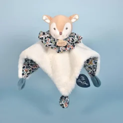 New Doudou boule 3 en 1 Faon Les petits futés Doudou Plat