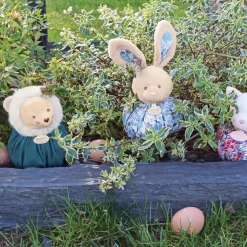 Doudou boule 3 en 1 Lion Les petits futés Doudou Plat