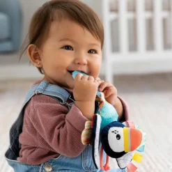 Hot Doudou dentition Macareux Peluche D'Activités