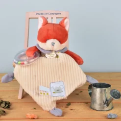 Online Doudou hochet Romarin Le Renard Dans Mon Jardin (21 cm) Doudou Plat