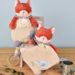 Online Doudou hochet Romarin Le Renard Dans Mon Jardin (21 cm) Doudou Plat