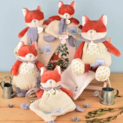 Online Doudou hochet Romarin Le Renard Dans Mon Jardin (21 cm) Doudou Plat