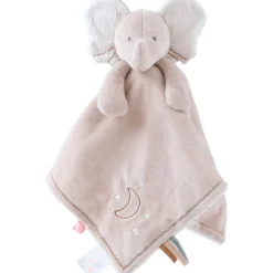 Sale Doudou jour et nuit Bali, Moka & Snow Doudou Attache Sucette