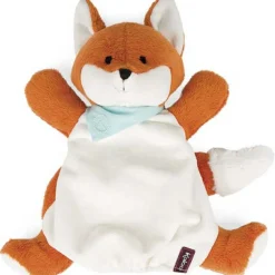 Hot Doudou marionnette renard Paprika Les amis Doudou Marionnette