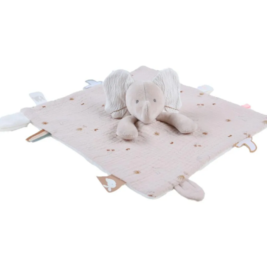 Hot Doudou noisette Bali, Moka & Snow Doudou Attache Sucette