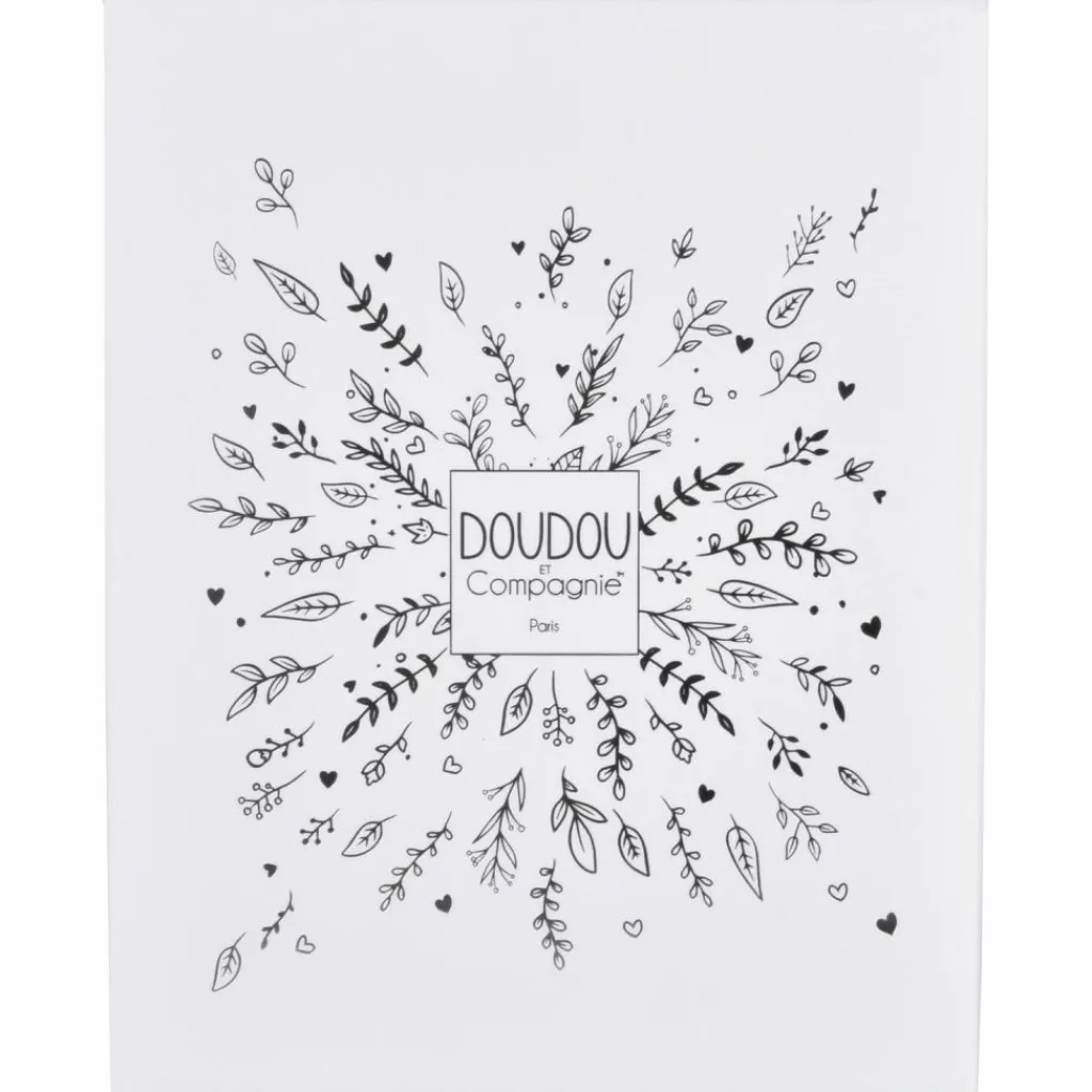 New Doudou Ours Cape Blanc (25 cm) Doudou Plat