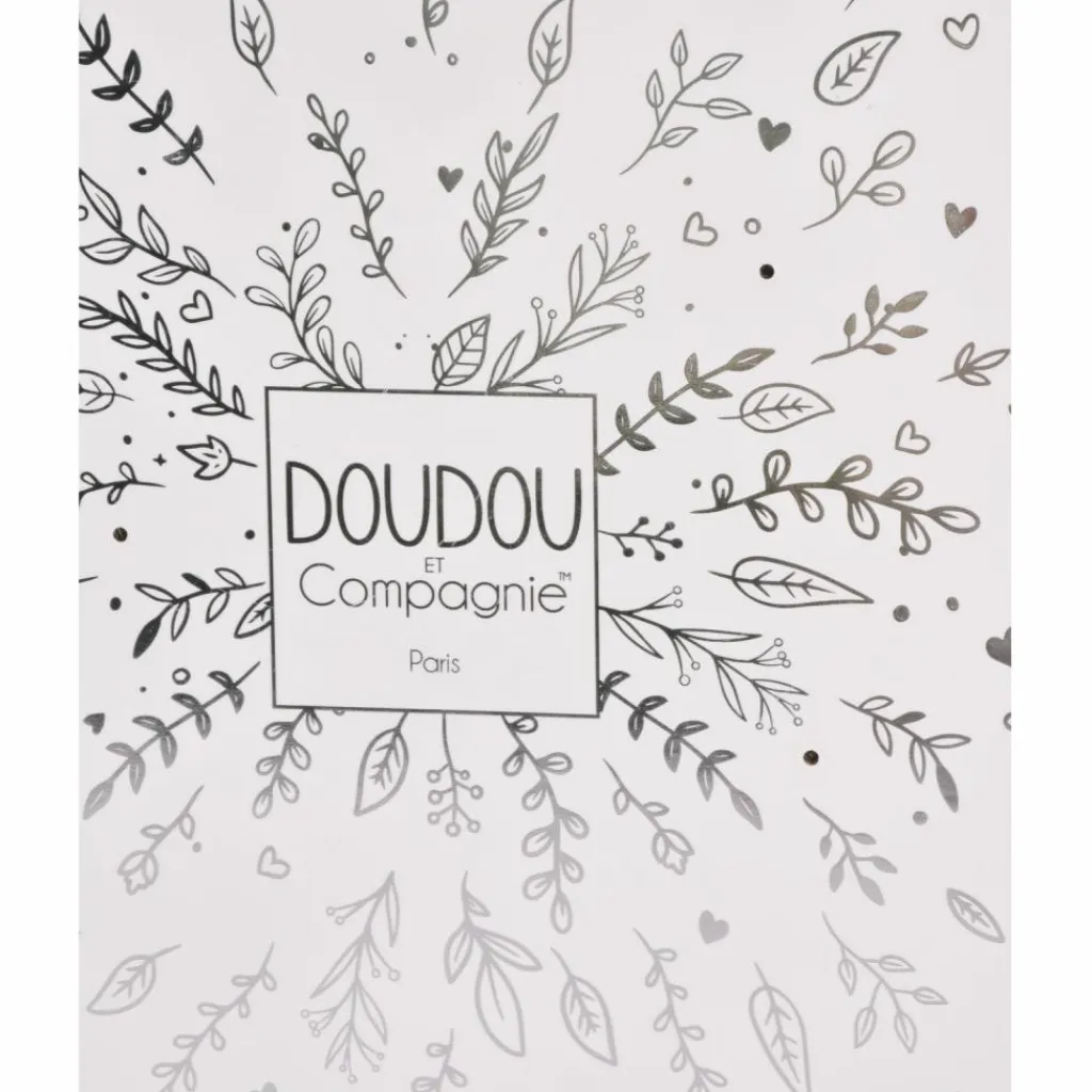 New Doudou Ours Cape Blanc (25 cm) Doudou Plat