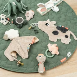 Hot Doudou plat attache-sucette Sheepy Sable Doudou Attache Sucette