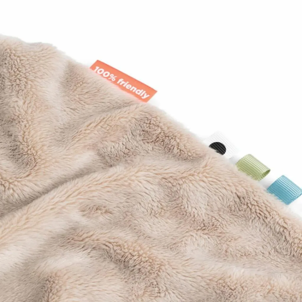 Hot Doudou plat attache-sucette Sheepy Sable Doudou Attache Sucette