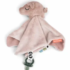 Outlet Doudou plat attache-sucette Pigee Rose Doudou Attache Sucette