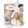 Best Doudou plat avec coffret lapin beige Happy Wild Doudou Plat