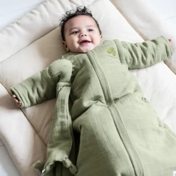 Doudou plat Bliss Sage Mr. Dino Doudou Plat