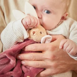 Discount Doudou plat Lapin bordeaux Doudou Plat