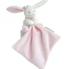 New Doudou plat lapin rose J'aime mon doudou Doudou Plat
