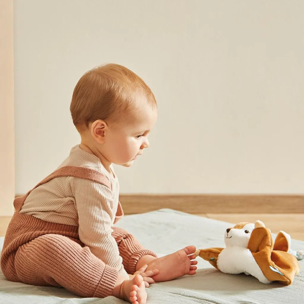 New Doudou plat Nathan le faon Doudou Plat