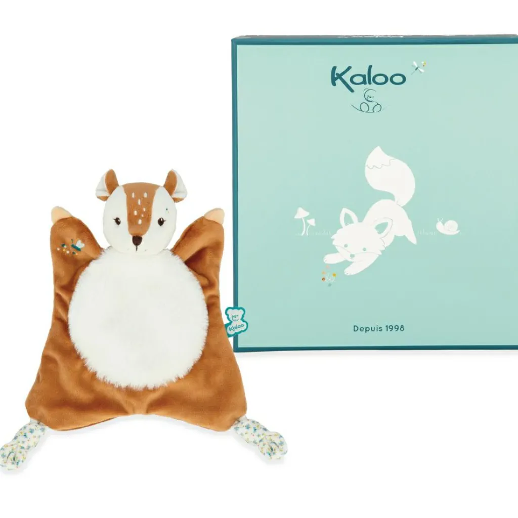 New Doudou plat Nathan le faon Doudou Plat