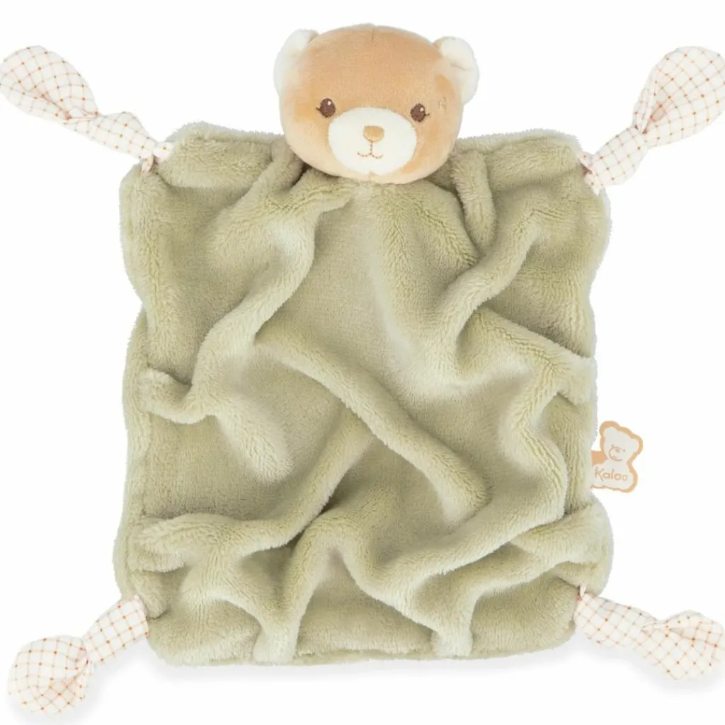 Best Doudou plat Ours vert Doudou Plat