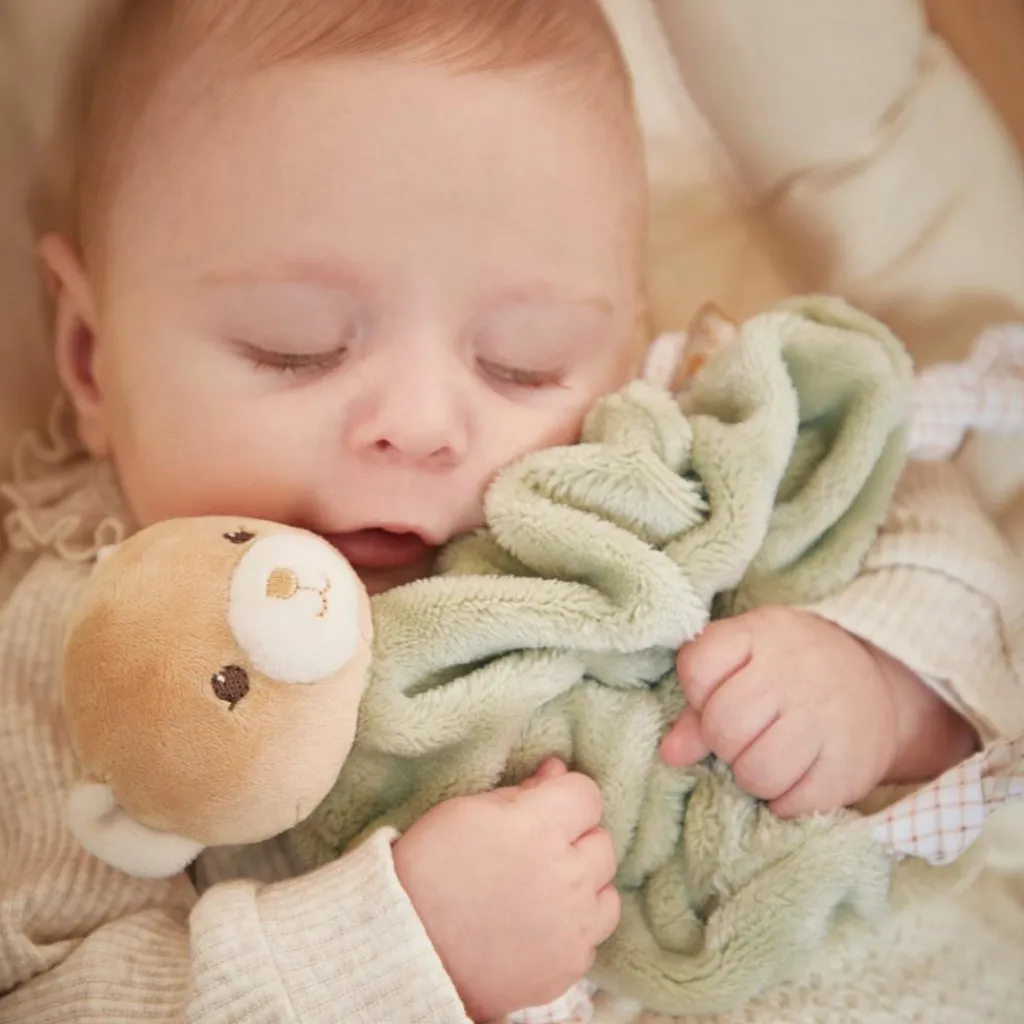 Best Doudou plat Ours vert Doudou Plat