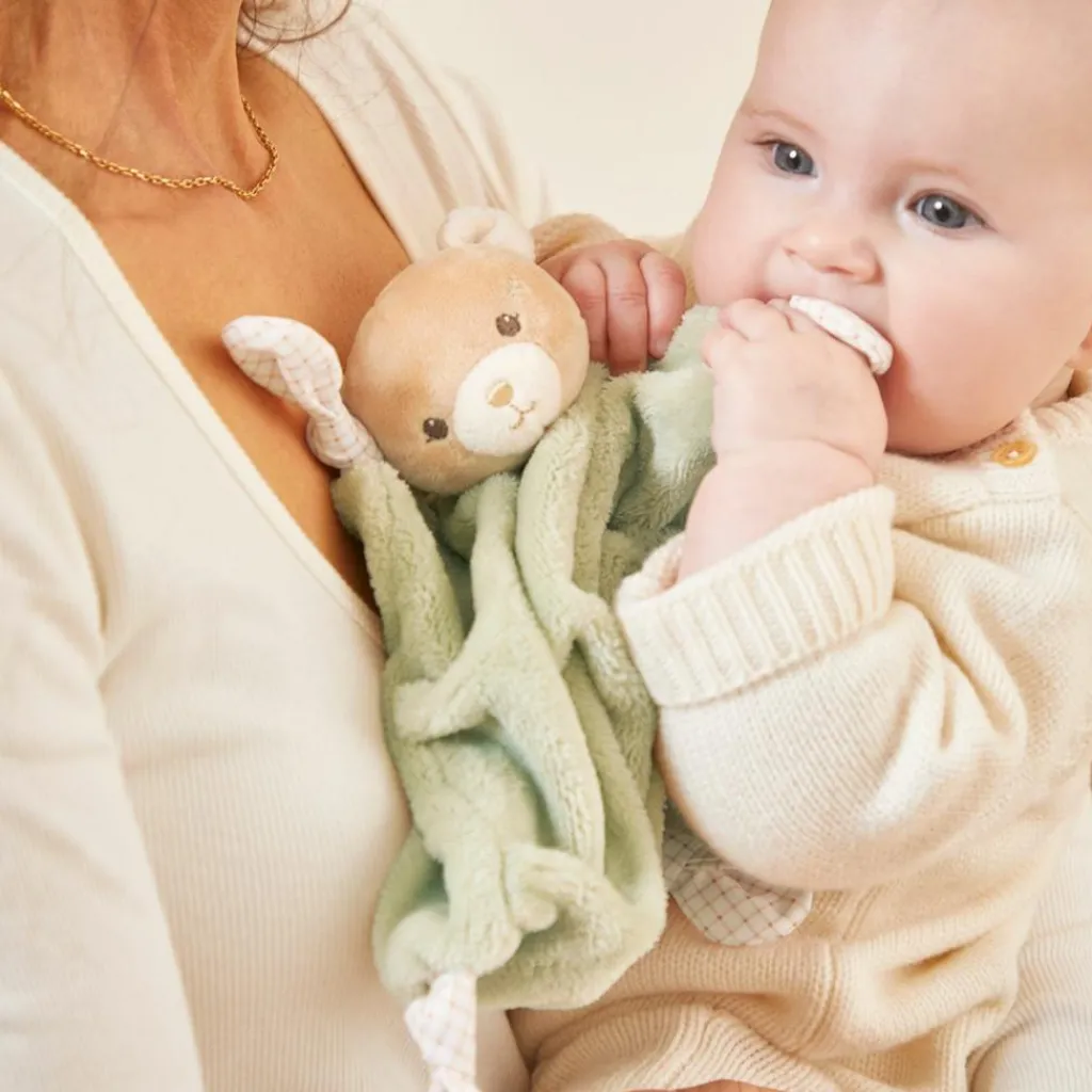 Best Doudou plat Ours vert Doudou Plat