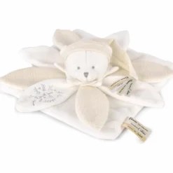 Hot Doudou plat pétales Ours Blanc (25 cm) Doudou Plat