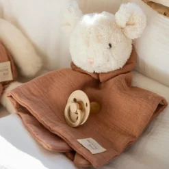 New Doudou Souris Poppy Cannelle Doudou Plat