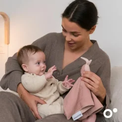 Hot Doudou You&Me Pink Doudou Plat