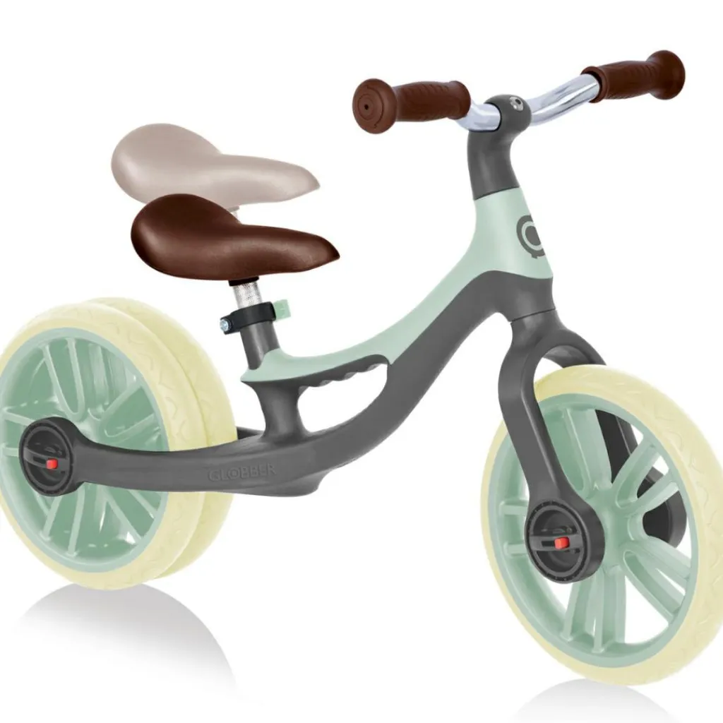 Outlet Draisienne Go Bike Elite Duo Gris-Vert sauge Draisienne