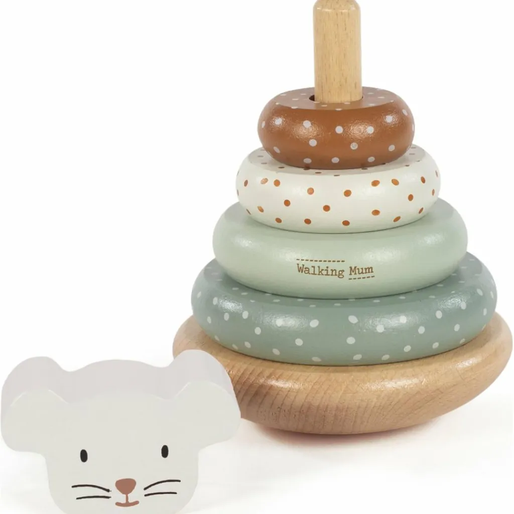 New Empileur à bascule en bois Poppy Jouet À Empiler