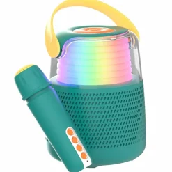 Outlet Enceinte karaoké KS Bleue Micro Karaoké