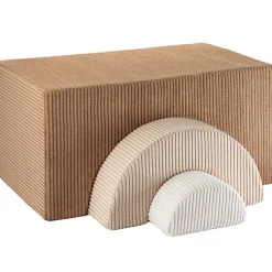 Hot Ensemble de jeu arc-en-ciel Toffee velours côtelé Parcours De Motricité