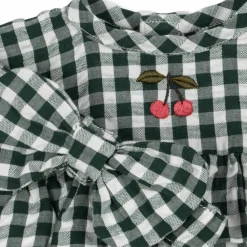 New Ensemble de vêtements pour poupée Green check Accessoires Poupée