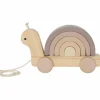 Escargot en bois à tirer Jouet À Tirer / Pousser