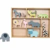 Etagère avec animaux safari Figurines De Jeu