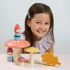 Online Famille de gnomes et forêt en bois Maison De Poupée Et Univers De Jeu