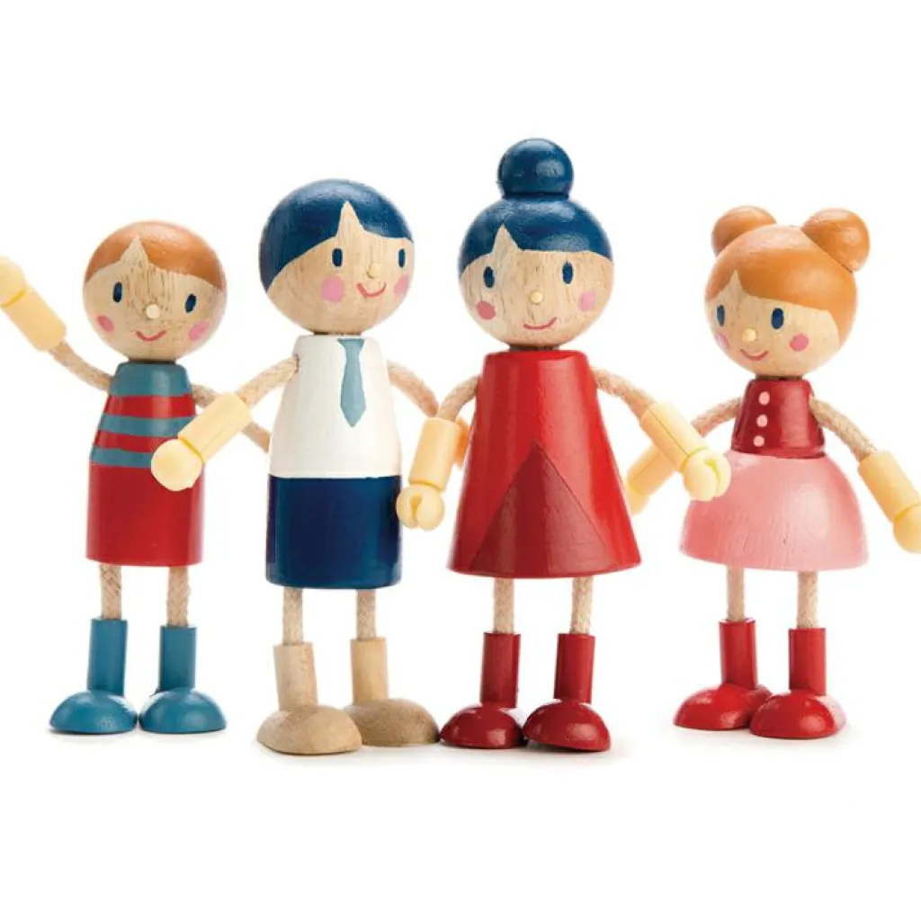 Outlet Famille de poupées en bois Figurines De Jeu
