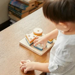 Online Formes géométriques à empiler Couleurs Tendresse Puzzle