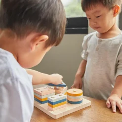 Online Formes géométriques à empiler Couleurs Tendresse Puzzle