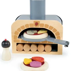 Sale Four à pizza en bois Dînette Et Aliments Factices