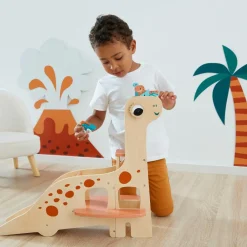 Hot Garage Dino en bois Petites Voitures, Véhicules Et Circuits