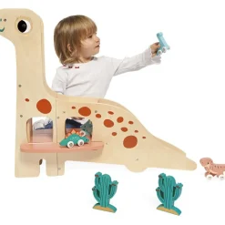 Hot Garage Dino en bois Petites Voitures, Véhicules Et Circuits