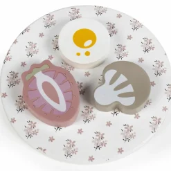 New Gaufrier en bois Botton Dînette Et Aliments Factices