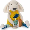 Clearance Grand chien Pilou d'activités Puce et Pilou (56 cm) Peluche D'Activités