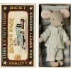 Outlet Grand Frère Souris beige dans sa boîte assortie Figurines De Jeu