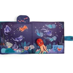 New Grand livre d'activités en tissu Les aventures de Paulie Livre Bébé En Tissu