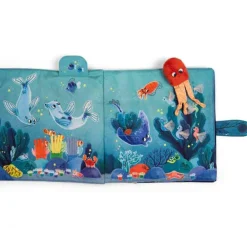 New Grand livre d'activités en tissu Les aventures de Paulie Livre Bébé En Tissu