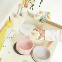 Online Grande cuisine équipée en bois Mamie Soleil (16 pièces) Enfant Cuisine Enfant